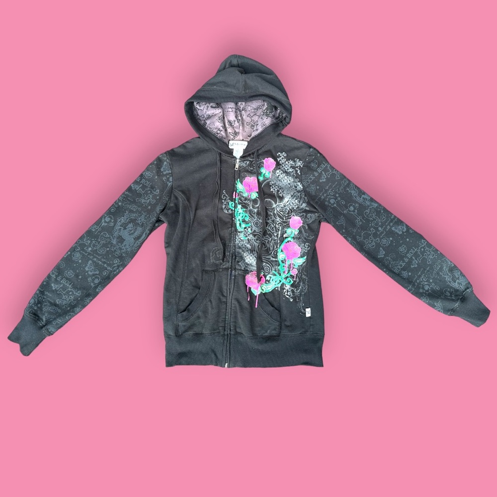 ✮ Y2k grunge self esteem zip up hoodie ✮